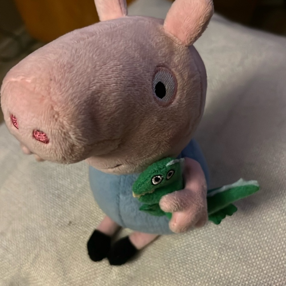 Ty Beanie Baby Peppa Pig George 2015